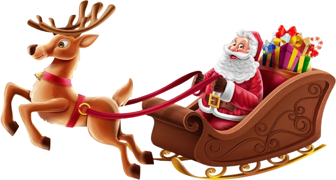 Santa on a Sleigh